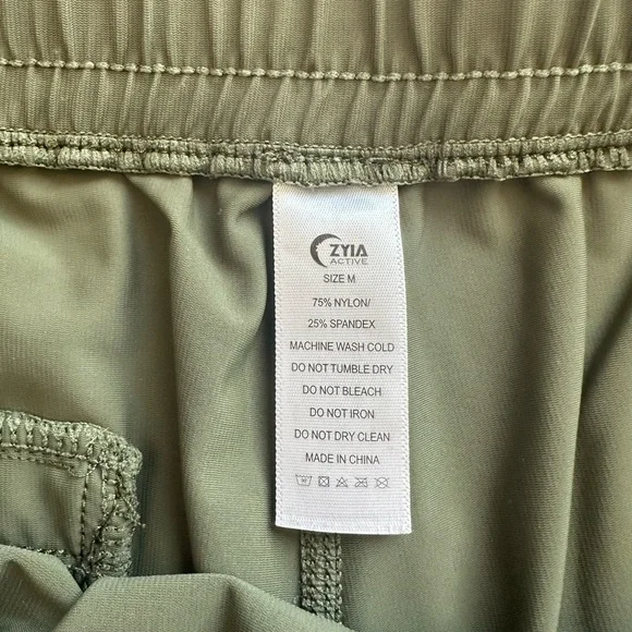 Zyia Active Everywhere Pants Women’s M Olive Green Athletic Jogger - Picture 3 of 8